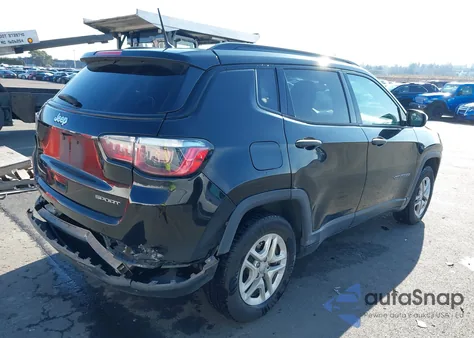 2018 Jeep Compass Sport Fwd from USA, damaged, VIN 3C4NJCAB6JT368742